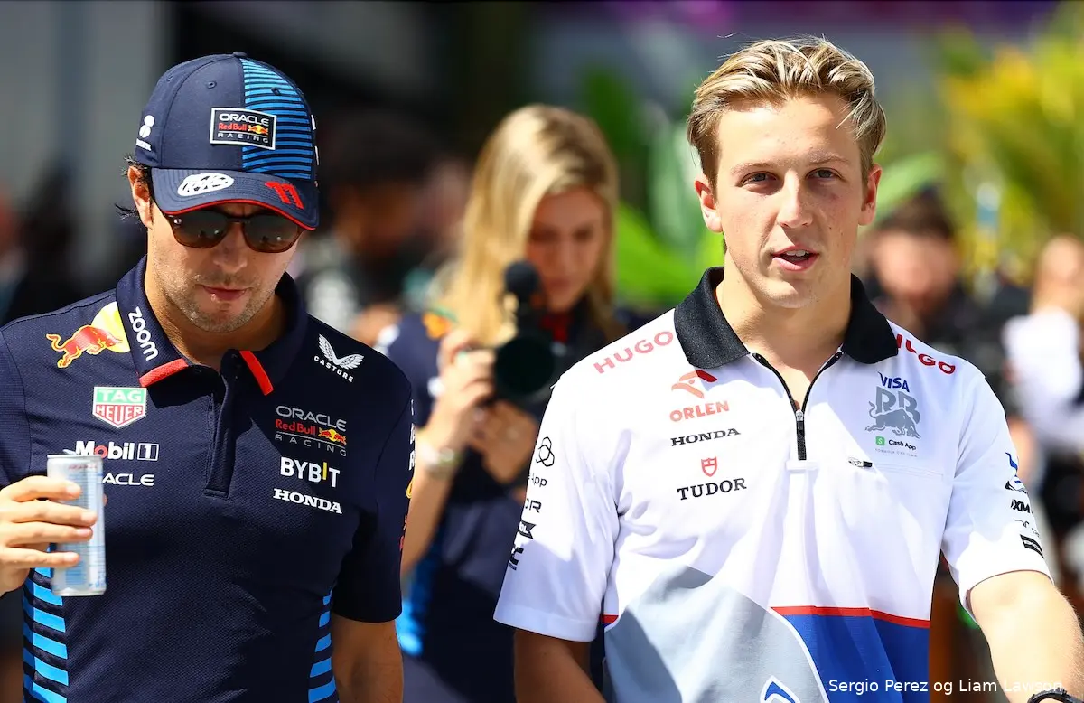 sergio perez liam lawson