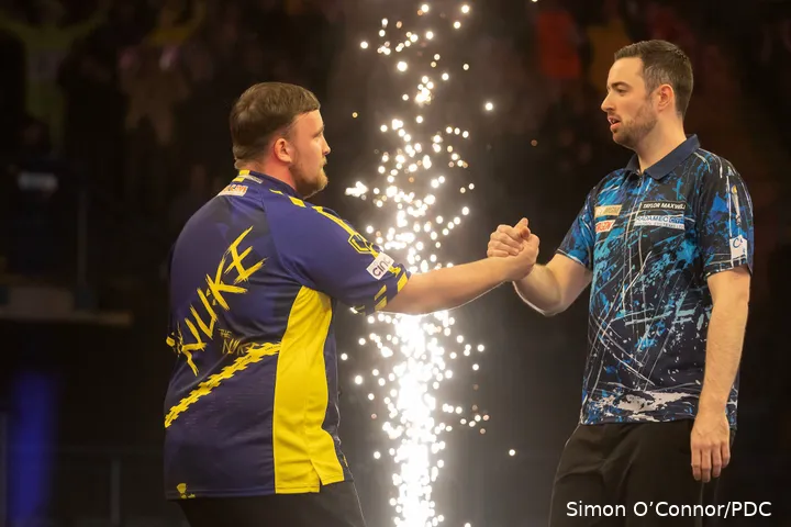 Littler (L) &amp; Humphries (R) look set to battle for number one status over the coming years