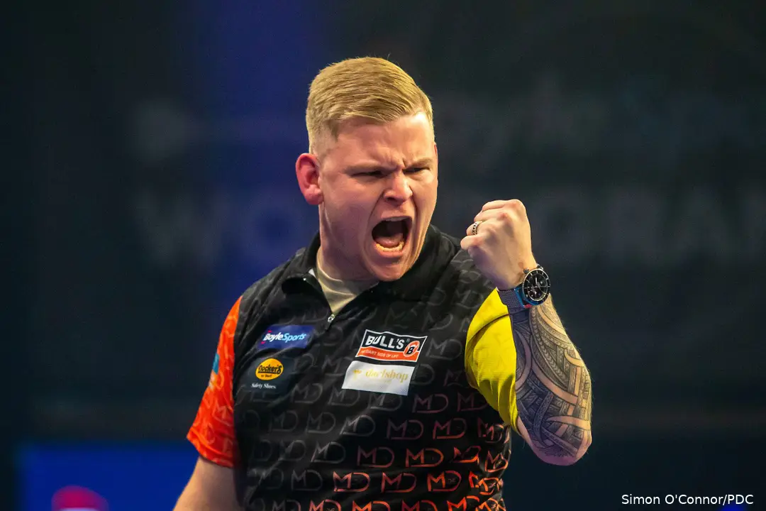 Mike De Decker in actie op de World Grand Prix