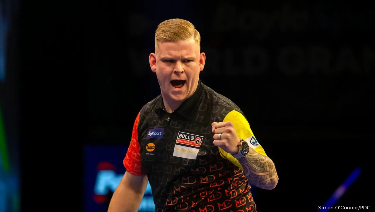 Mike De Decker in action at the World Grand Prix