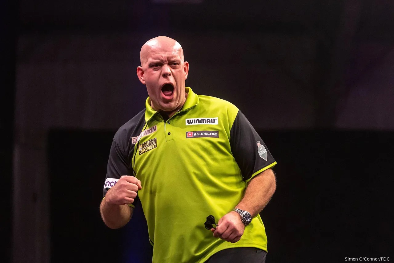 Michael van Gerwen erreichte das Viertelfinale beim Players Championship 5