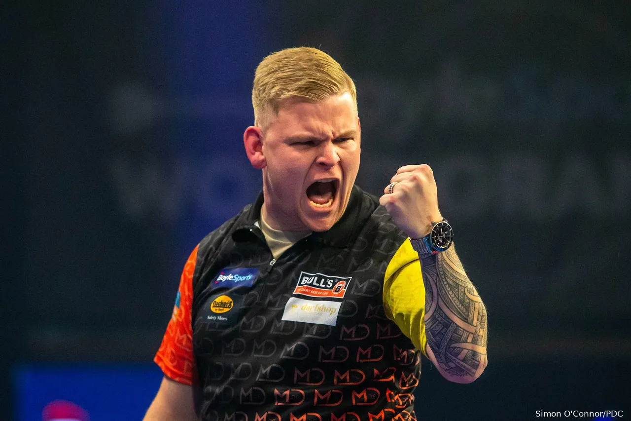 Mike De Decker in actie op de World Grand Prix