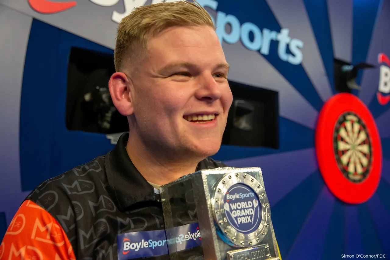 Mike De Decker won vorig jaar de World Grand Prix, maar grijpt naast een selectie voor de Premier League Darts