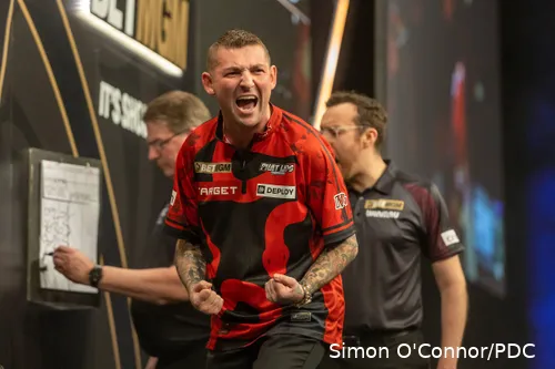 Nathan Aspinall won het UK Open al eens in 2019