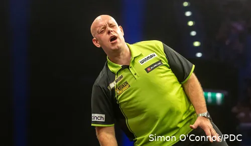 Pas voor de tweede keer liep Michael van Gerwen deelname aan de play-offs mis
