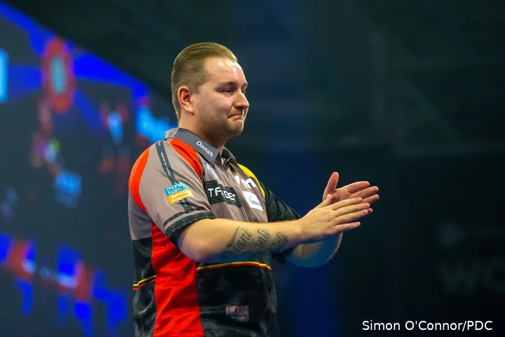 Dimitri Van den Bergh reached the semifinals at the World Grand Prix just last week