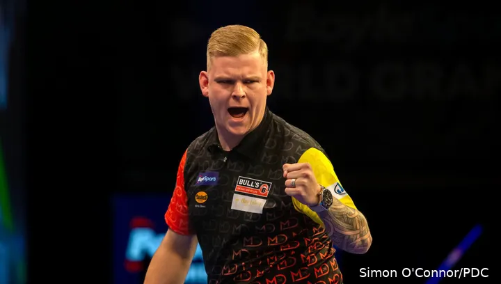 Mike De Decker in actie op de World Grand Prix