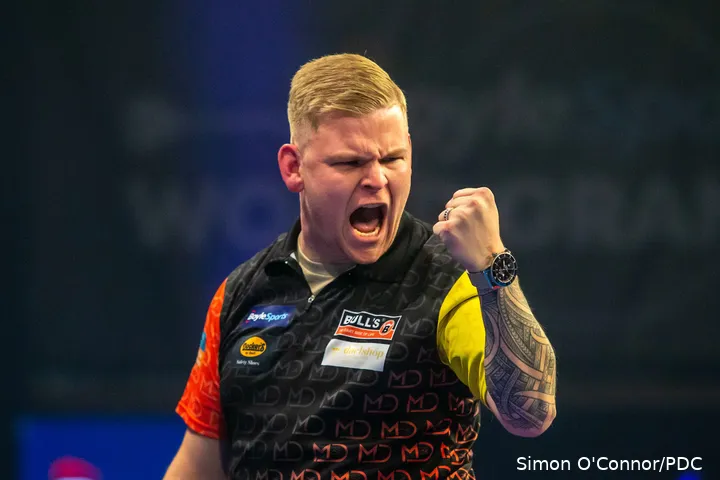 Mike De Decker in actie op de World Grand Prix