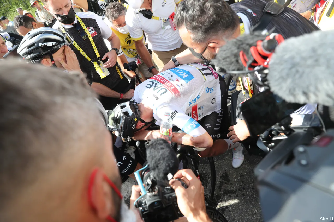 Pogacar is completely demolished after the seventeenth stage