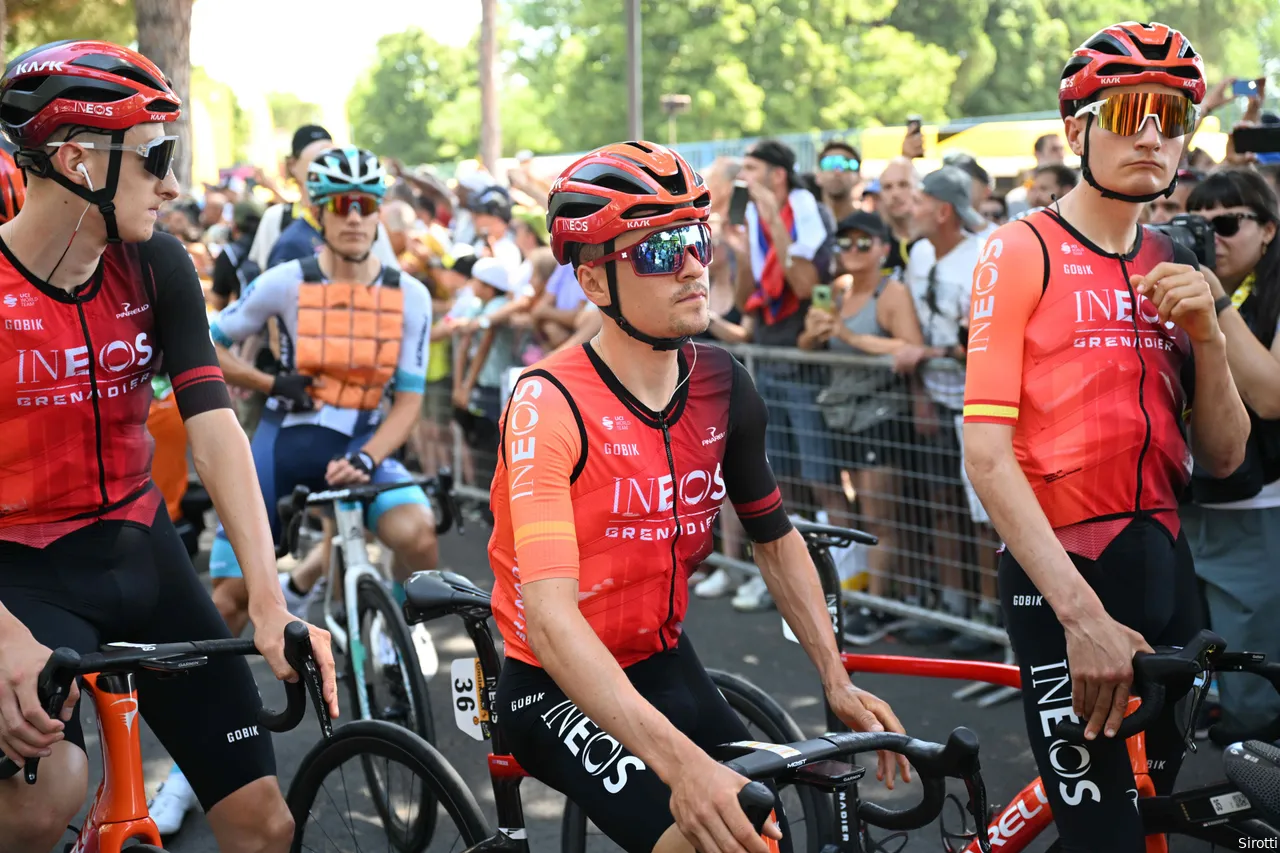 Tom Pidcock at the Tour, where he had to give up due to corona
