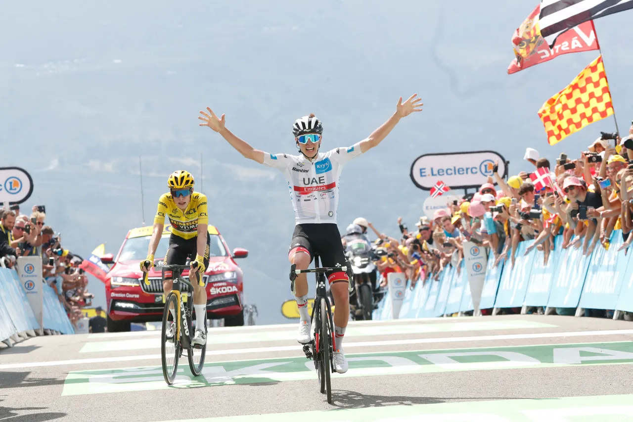 Tadej Pogacar defeated Jonas Vingegaard at Peyragudes before losing sight of victory on Hautacam the next day