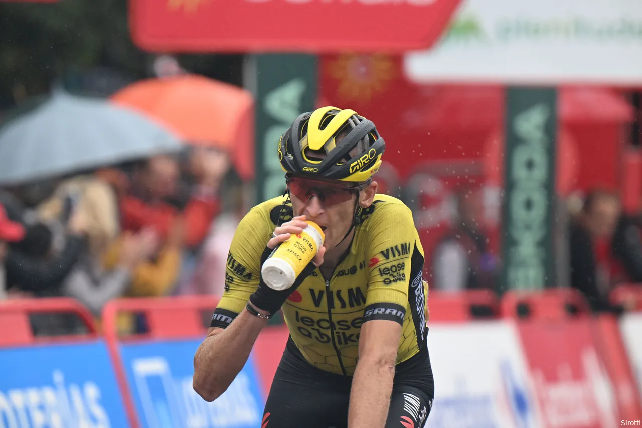 Robert Gesink during one of his last days as a pro in the Vuelta