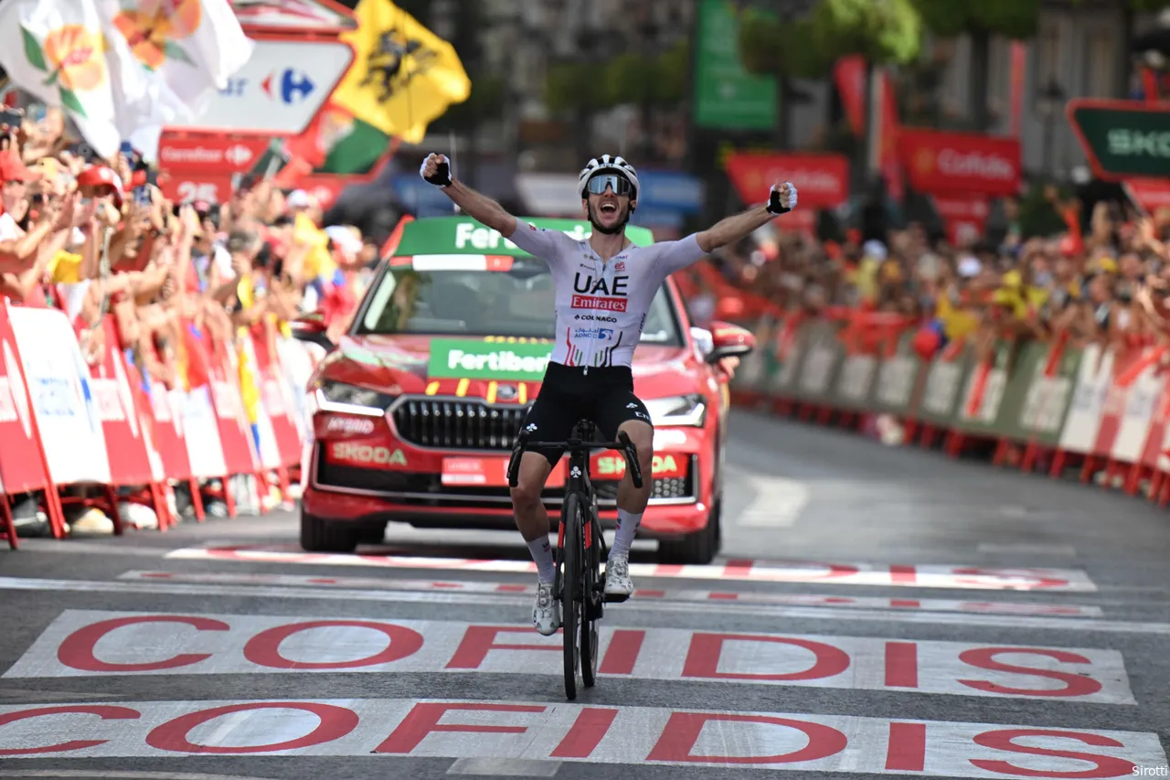 Adam Yates won a stage in this year's Vuelta a España