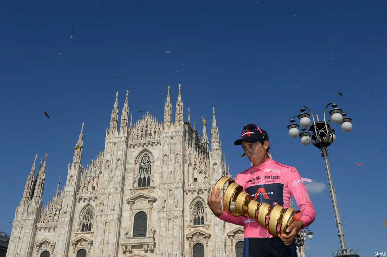 Bernal won his second grand tour with the Giro in 2021.