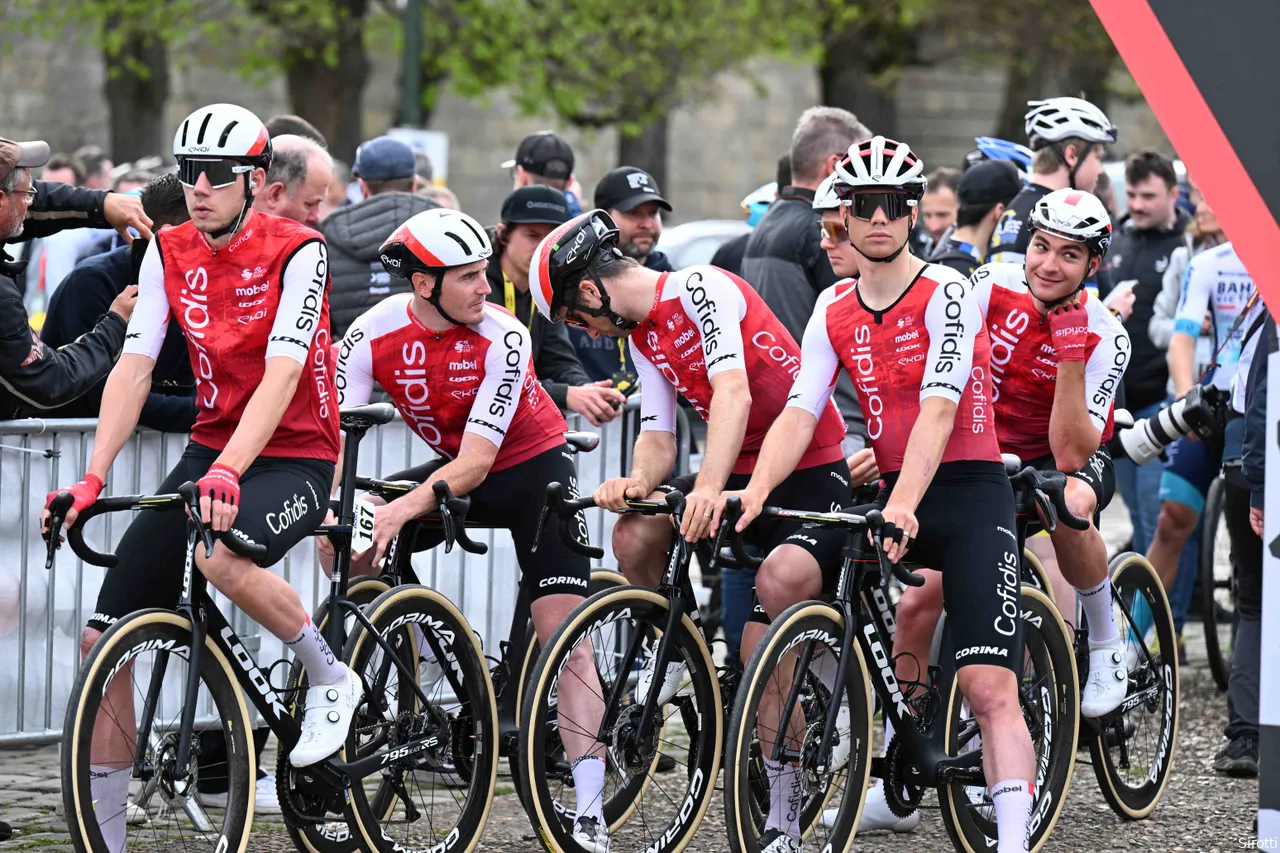 Cofidis in their old kit