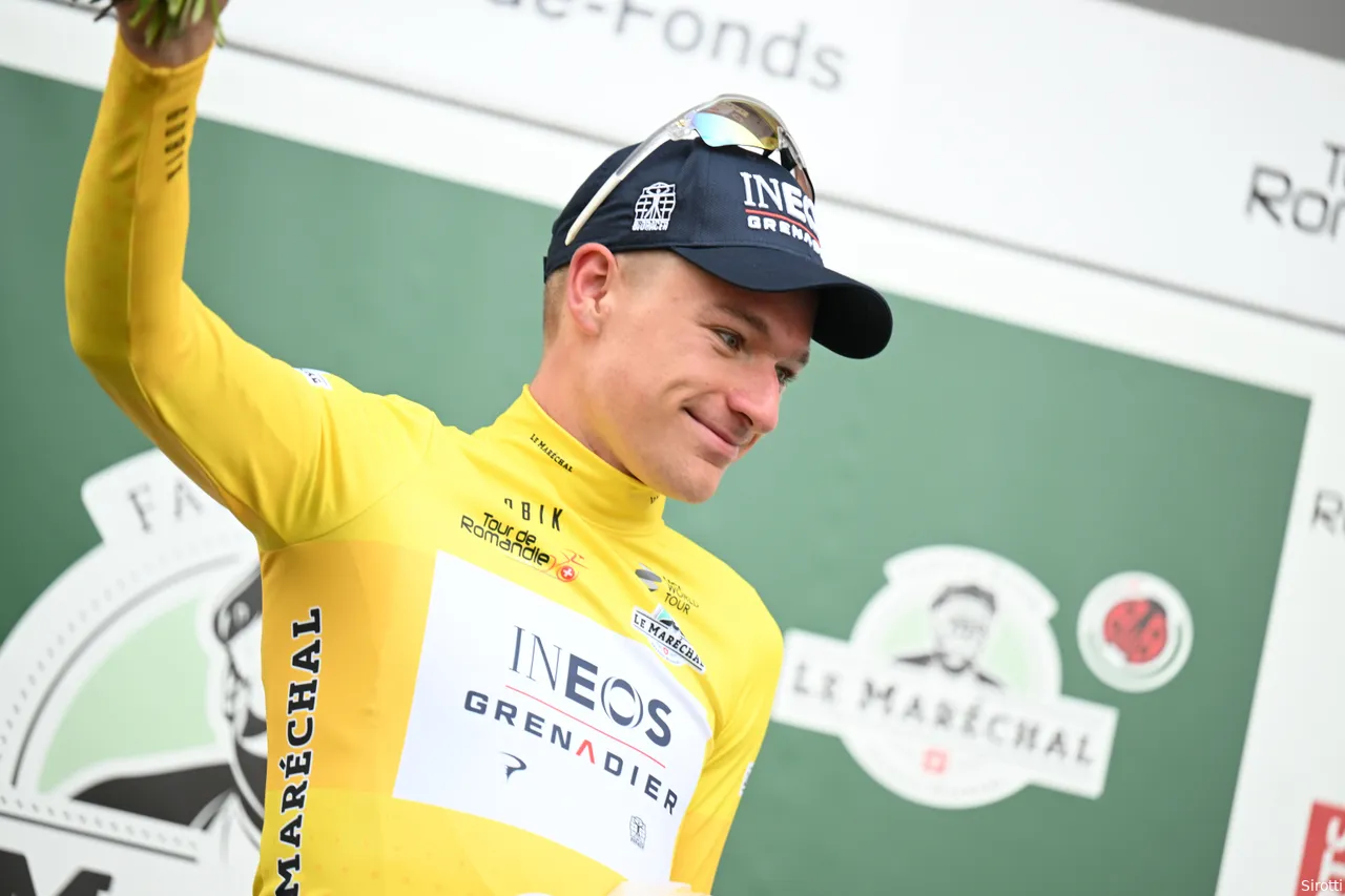 Hayter in better days, as leader in Romandie (2023)