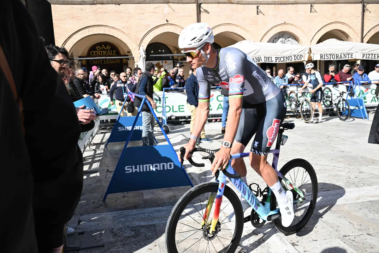 It was sunny again Friday at the start