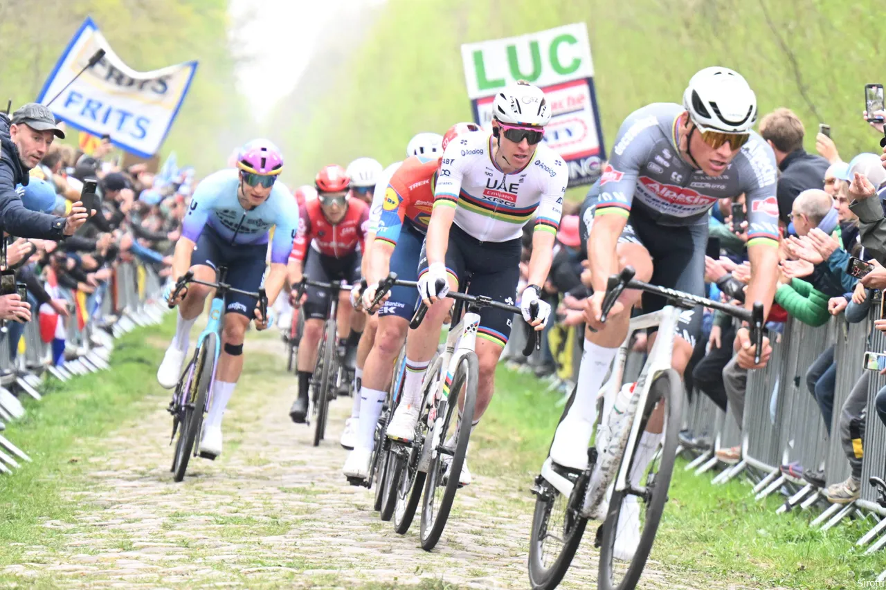 Pogacar impressed in his first Paris-Roubaix