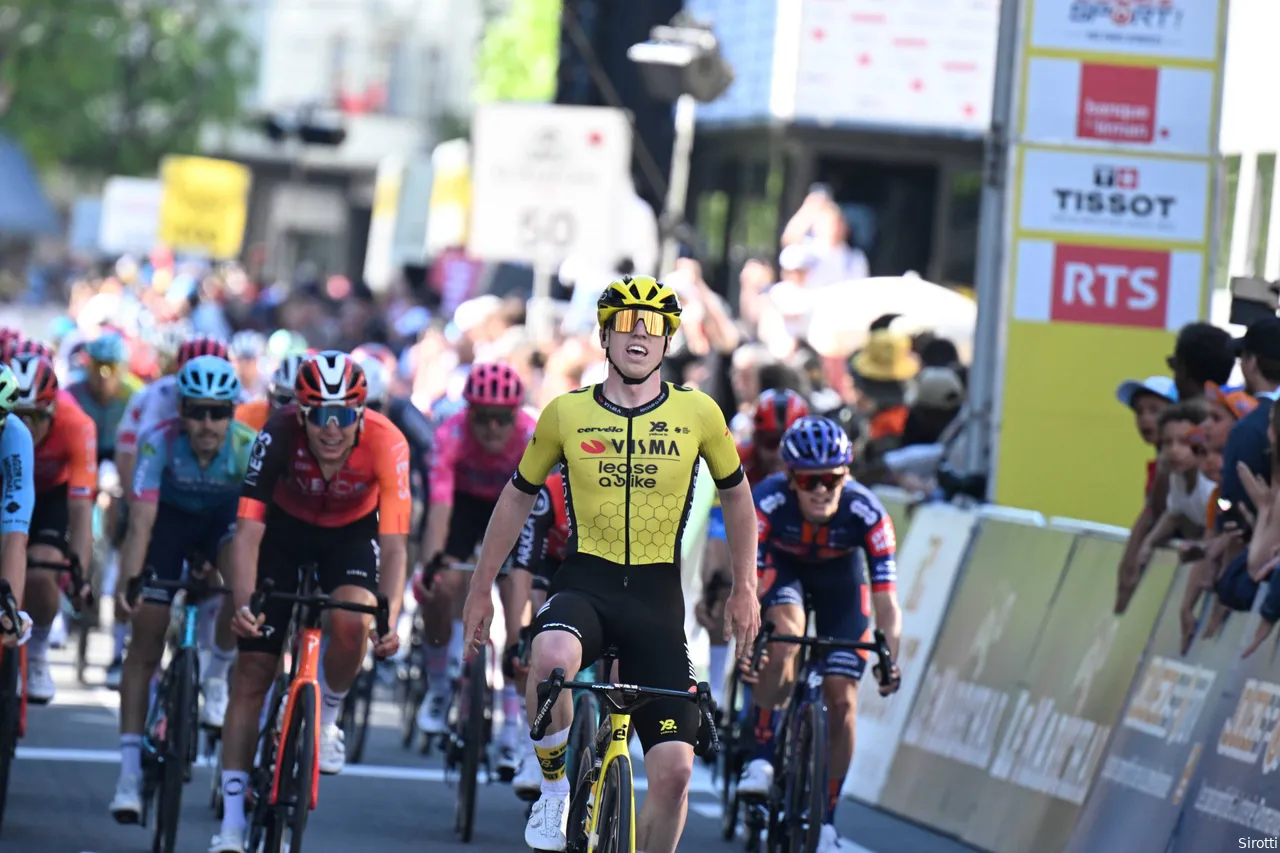 Matthew Brennan was by far the fastest in the stage he won