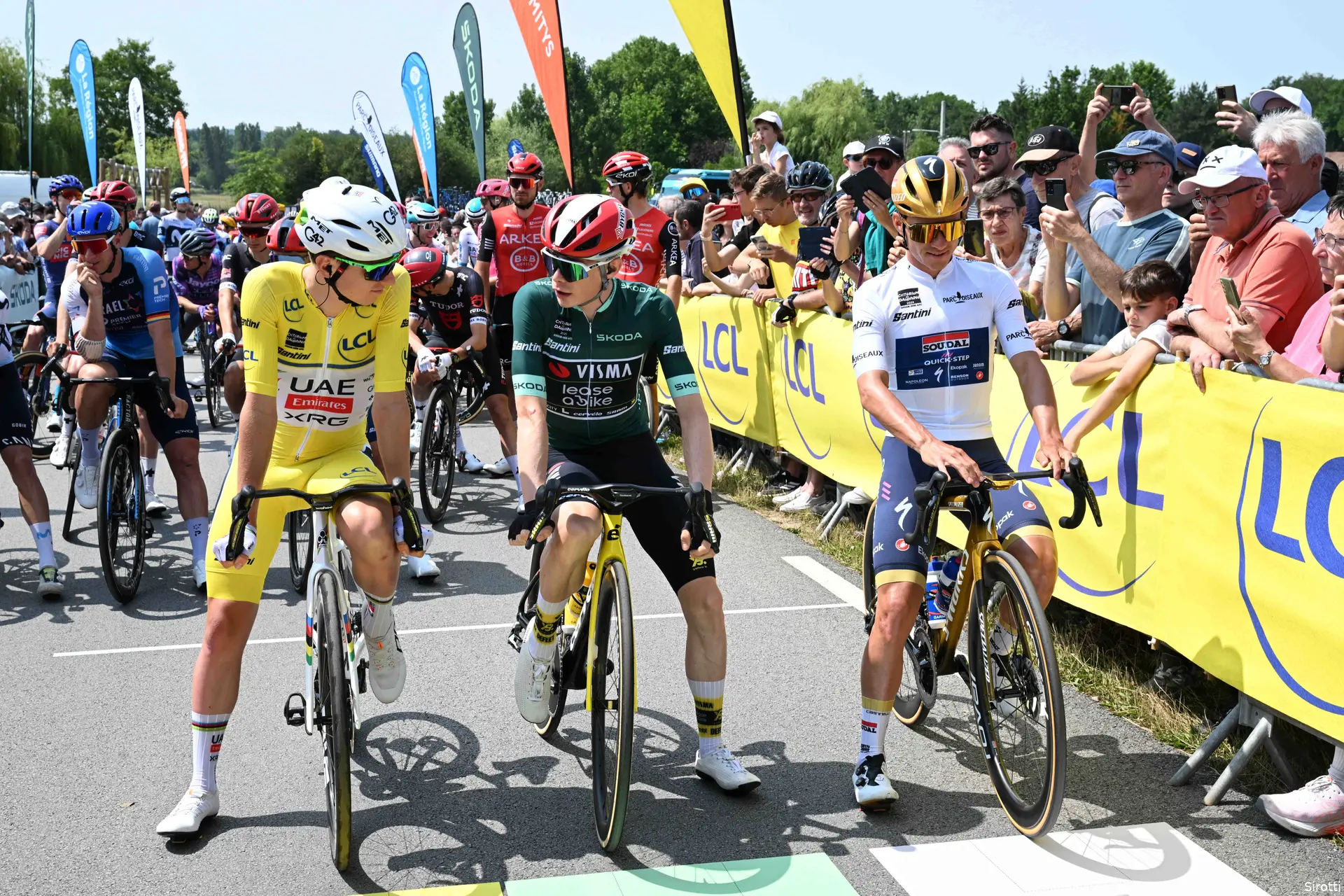 pogacar vingegaard evenepoel