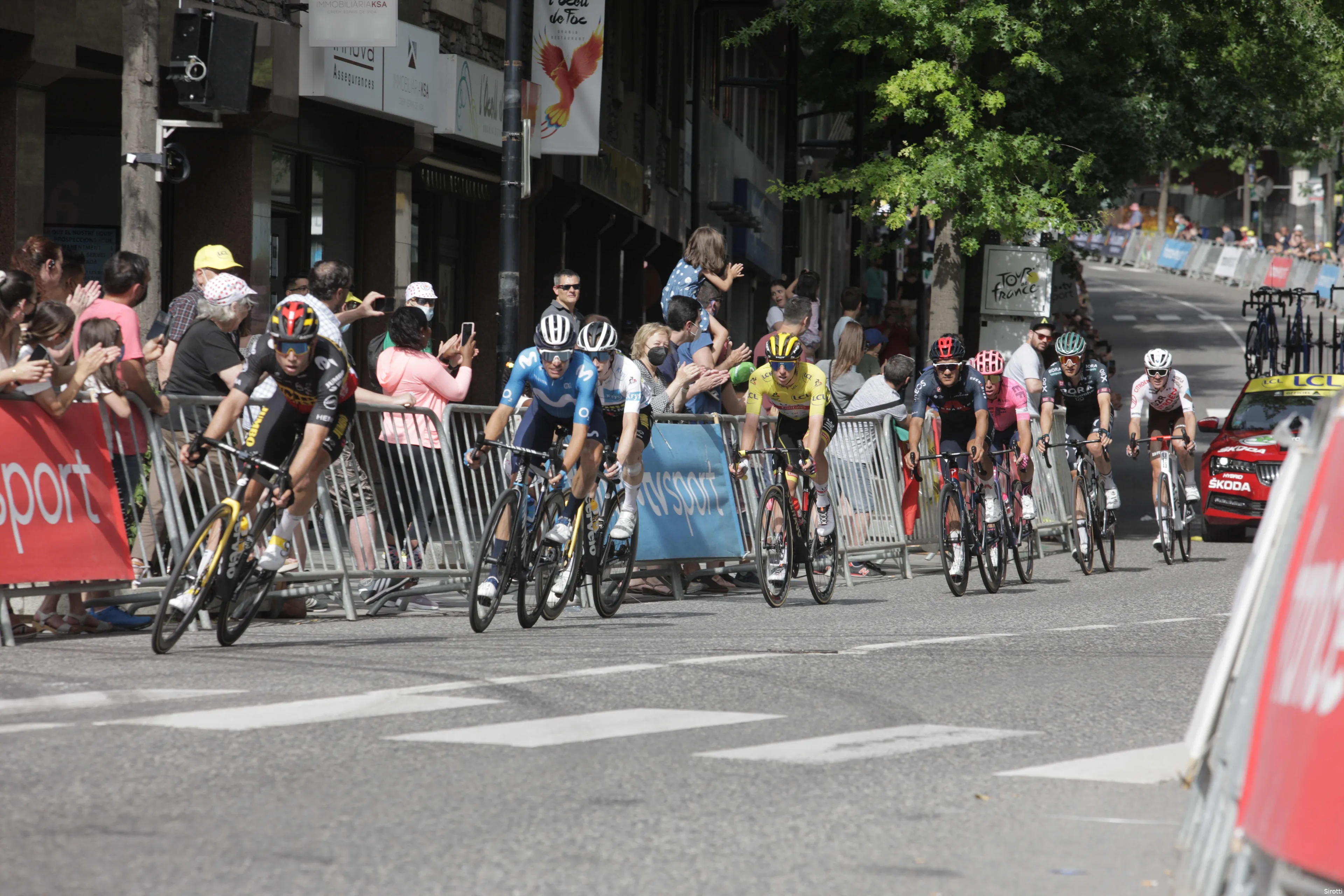 Van Aert Mas Vingegaard Pogacar Sirotti