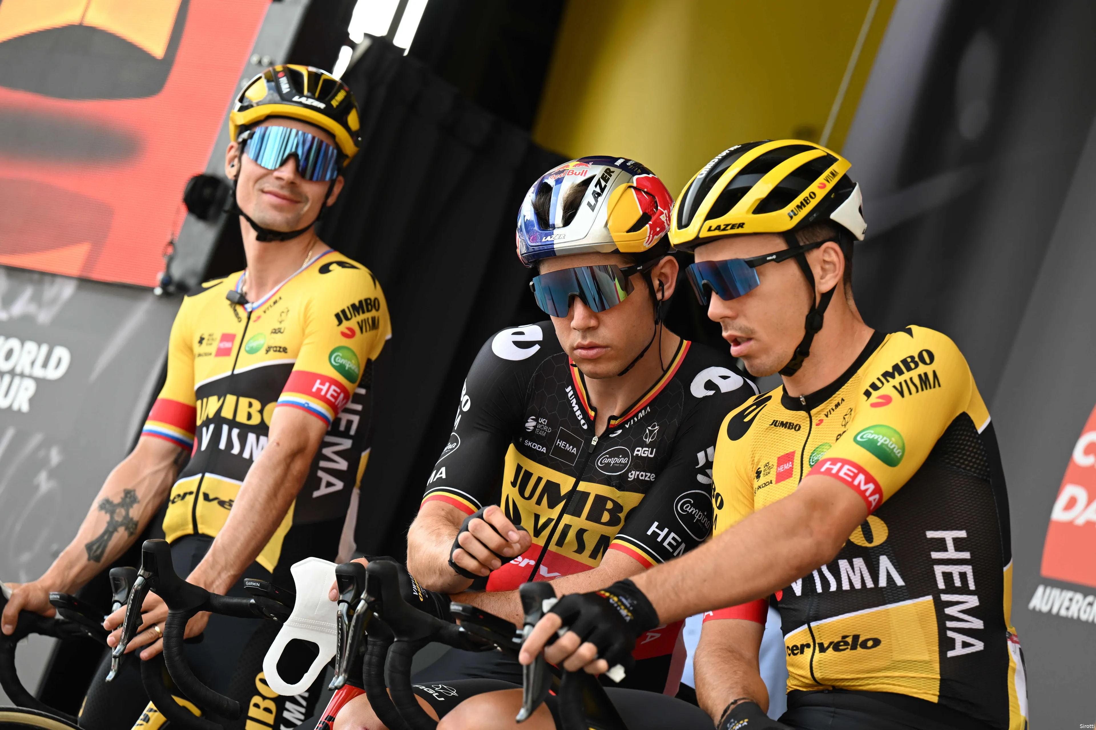 jumbo visma primoz roglic wout van aert christophe laporte