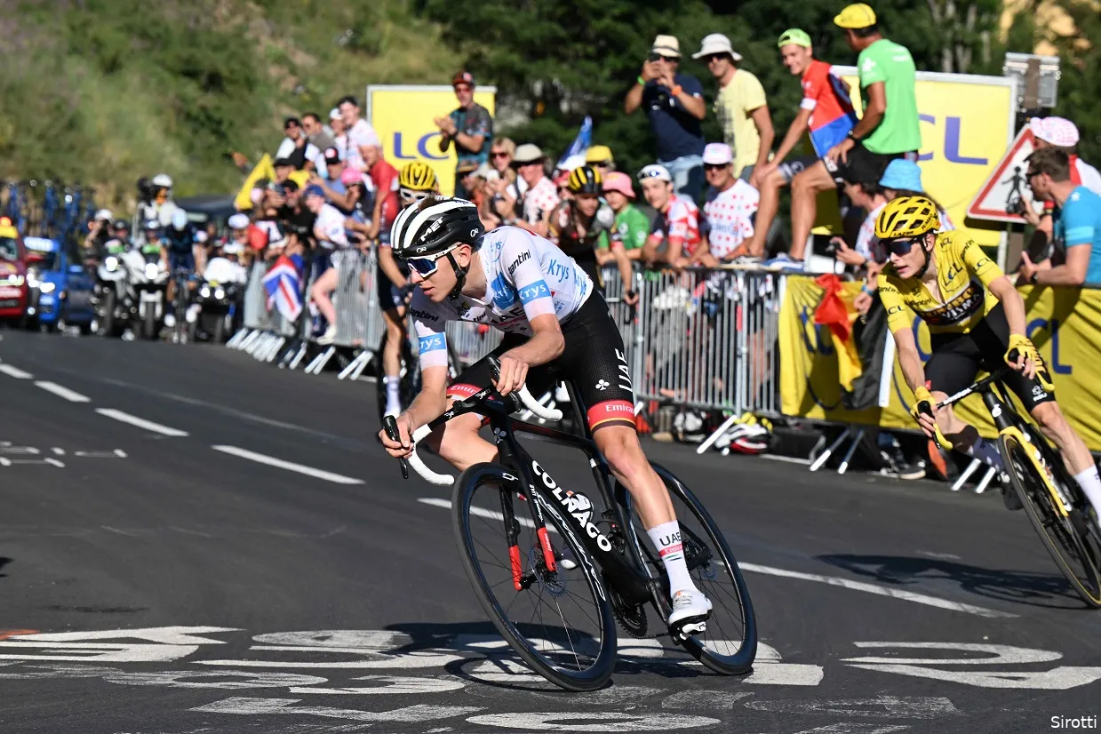 Pogacar en Vingegaard Sirotti Tour de France