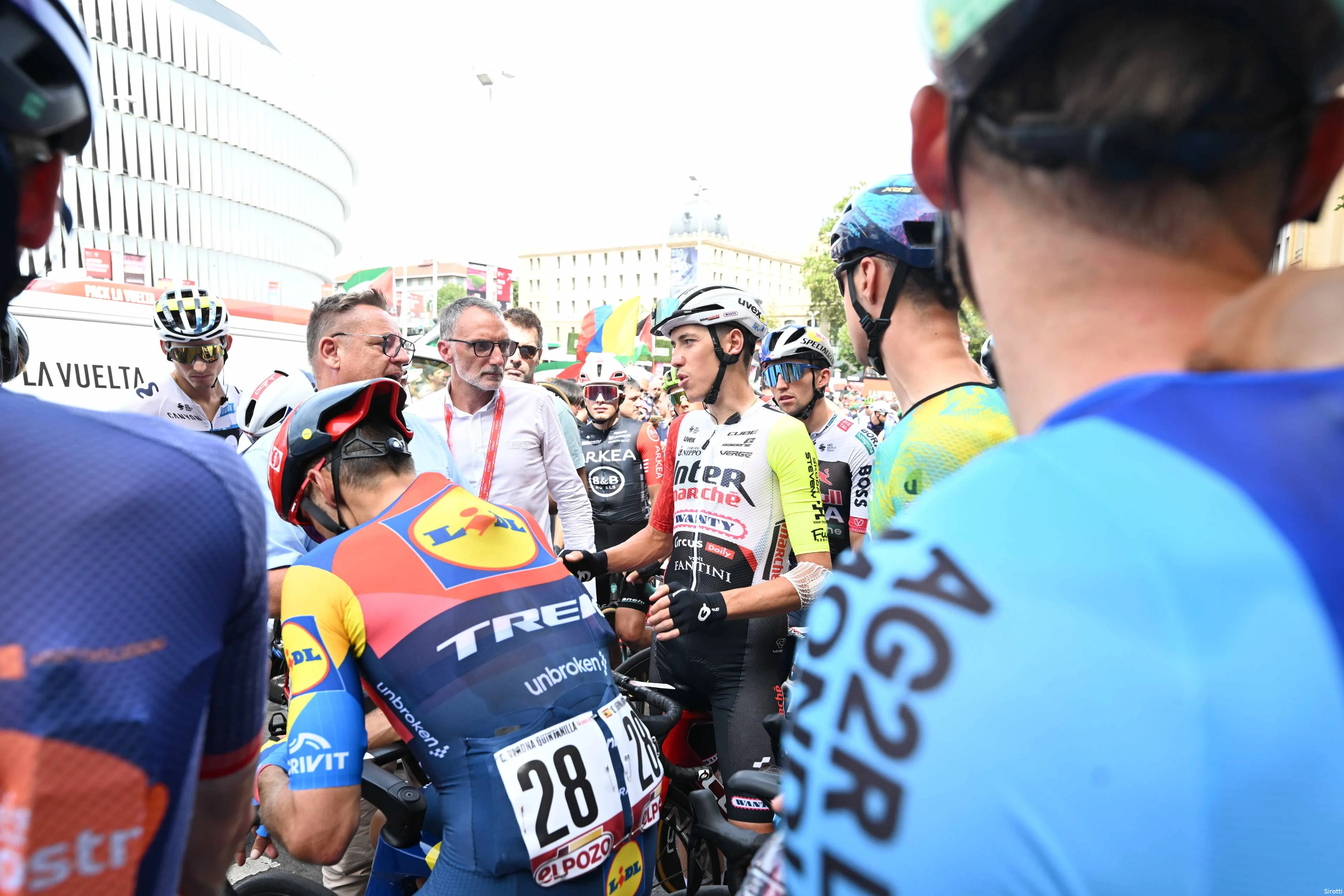 peloton-discussie-vuelta
