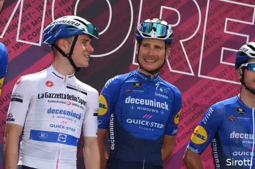 Evenepoel in de Giro van 2021