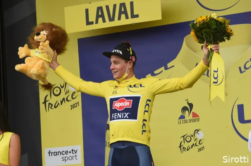 Last time the Mur de Bretagne was in the Tour de France, Van der Poel took the yellow jersey