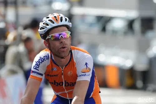 Bram Tankink in het shirt van Rabobank