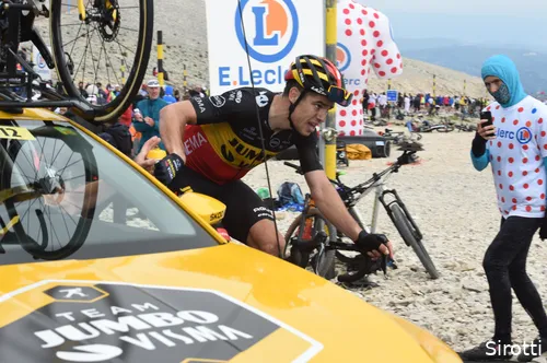 Wout van Aert managed to win on the mythical Mont Ventoux in the 2021 Tour