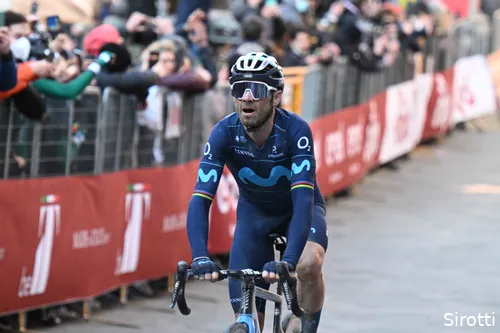 Alejandro Valverde ging niet meer van start