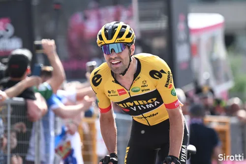 Tom Dumoulin stapte uit de Giro