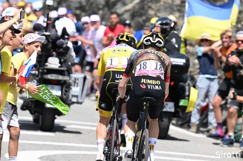Pogacar en Vingegaard op de Galibier.