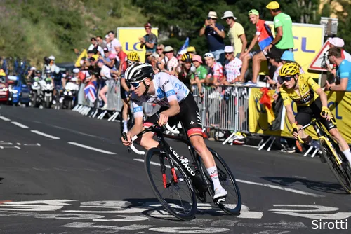 Pogacar en Vingegaard op Alpe d'Huez