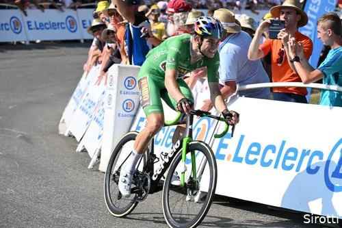 Wout van Aert op de Hautacam.