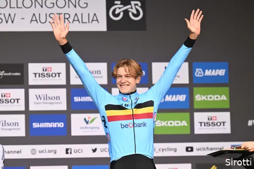 <i>Als junior bij het WK in Australië, 2022</i>