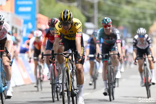 Milan Vader in de Tour Down Under van dit jaar.