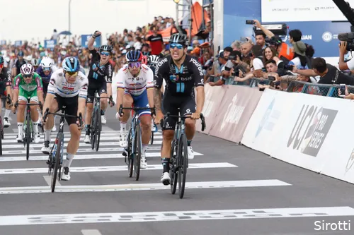 Welsford verslaat in de Vuelta a San Juan (januari 2023) wereldtoppers als Fabio Jakobsen en Peter Sagan