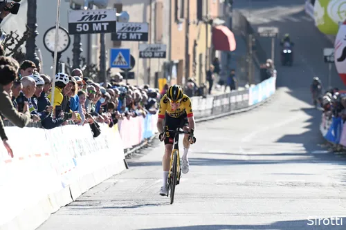 Thomas Gloag, eerder dit jaar in de Coppi e Bartali.