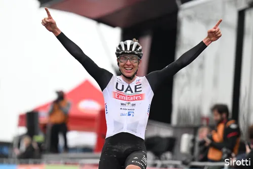 Tadej Pogacar won in 2023 de Amstel Gold Race.