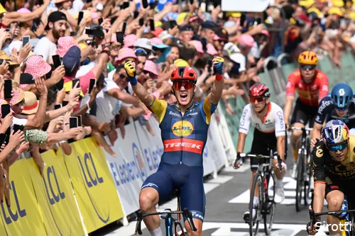 Pedersen won a stage in the 2023 Tour de France