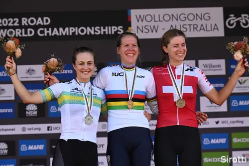 At the 2022 World Time Trial Championships, Reusser finished third