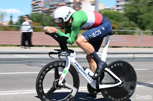 Ganna on his time trial monster