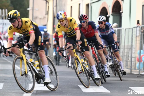 Wout van Aert in Gran Piemonte, last Thursday