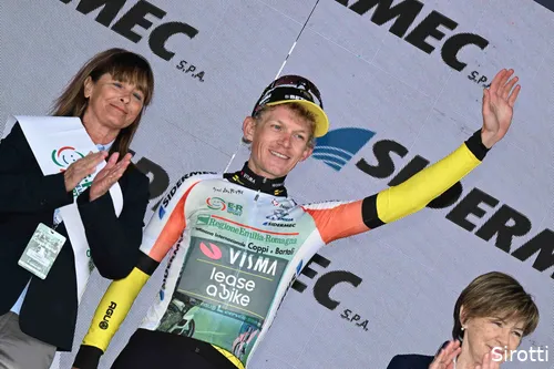 Bouwman was crowned the overall winner in the Coppi e Bartali