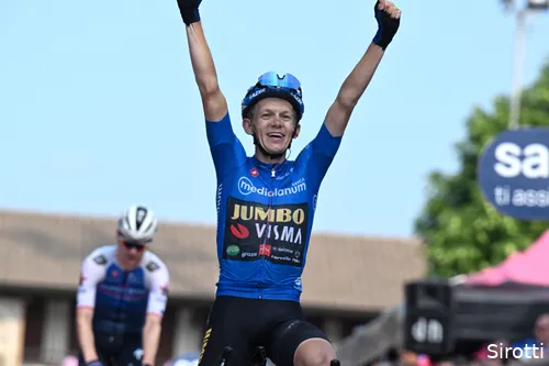 Bouwman, a two-time stage winner and mountain king in the 2022 Giro