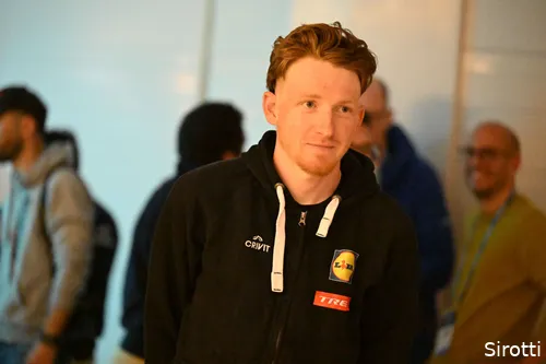 Tao Geoghegan Hart during the press conference