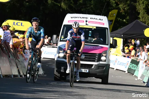 Bol, at last year's Tour alongside&nbsp;Mørkøv, now his teammate...